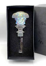 Rosenthal Versace Medusa Lumiere IRIDESCENT Wine Bottle Stopper & Box Never Used picture