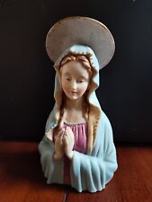 Vintage Wales Planter Blessed Virgin Mother Mary Praying picture