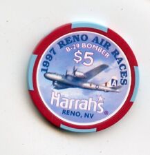 5.00 Chip from the Harrahs Casino Reno Nevada Air Races 1997 picture