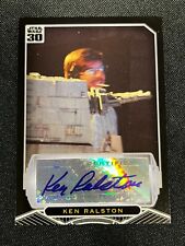 2007 Topps Star Wars 30th Ken Ralston Assistant Cameraman Autograph Card AA picture
