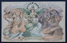 1905 Congress ESPERANTO Boulogne-sur-Mer Unua Kongreso Advertising Postcard picture