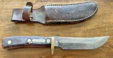 Vintage Schrade Walden Old Timer 165 Fixed Blade Knife  w/ orig Sheath--934.24 picture