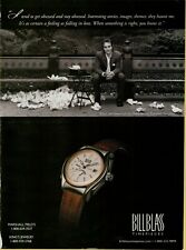 2004 Bill Blass Timepieces Tom Junod Power Reserve Automatic Vintage Print Ad picture