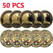 50PCS Thank You For Making A Difference Gold Plated Commemorative Challenge Coin picture