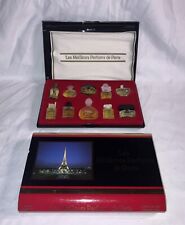 Les Meilleurs Parfums de Paris Vintage Set 10 Miniature Perfumes Original Box. picture