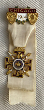 Vintage Freemasonry Jewel from Chicago 1914 - Rare find picture