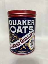 Vintage 1992 Quaker Oats Tin Can. Excellent Condition picture