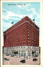 Vintage Advertising Postcard View of Hotel Claridge St. Louis Missouri MO   Y170 picture