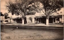 Stockton CA El Dorado Motel Exterior Trees Artvue postcard JQ3 picture