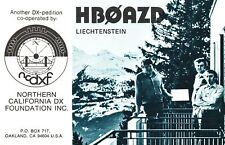 Vintage Postcard Northern California DX Foundation Inc. HBOAZD Liechtenstein CA picture