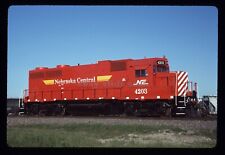 Original Slide - Nebraska Central 4203 ex-MKT 217 GP38M Fresh Paint CB IA 9-4-93 picture