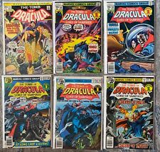 Tomb of Dracula Comic Book (Lot of 6) Marvel 70's Mags featuring early Blade app picture