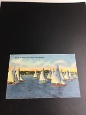 Spring Lake, Michigan Postcard - Sailing on Spring Lake 1569 picture