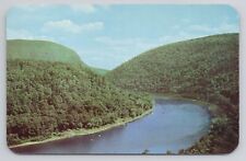 The Delaware Water Gap the Scenic Pocono Mountains of Pennsylvania Postcard 2950 picture