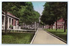 c1940 Post Office Norton Memorial Fountain Chautauqua Lake New York NY Postcard picture