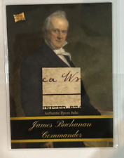 2020 Pieces of the Past James Buchanan Relic Card picture