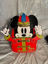DISNEY 100 MICKEY MOUSE BANDLEADER MOVABLE ARMS LOUNGEFLY MINI BACKPACK picture