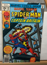 Marvel Team-Up #65 1st US Appearance Captain Britain Newsstand Marvel 1978 picture