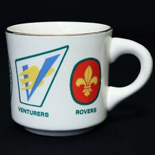Boy Scouts of Canada VTG BSA BSC Ceramic Mug Wolf Cubs, Venturers, Rovers, Cup picture