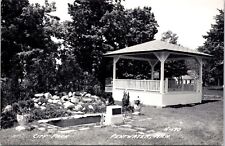 Postcard RPPC Pentwater Michigan The Gazebo in the City Park Unposted picture