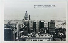 Vintage Chicago Illinois IL RPPC Looking to Lake Front From Board of Trade  picture
