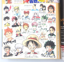 ONE PIECE Luffy Eiichiro Oda Autograph Shikishi Art Card 2017 Jump Unseparated picture