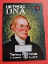 PRESIDENT THOMAS JEFFERSON HAIR STRAND RELIC CARD 2022 HISTORIC DNA #d172/182 picture