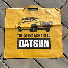 1969? Datsun Car Dealer Advertising Bag Vintage Conventionvelope picture