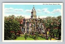 Newark OH-Ohio, Court House, Antique Vintage Souvenir Postcard picture