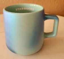 Starbucks 2021 Blue Green Purple Ombre Ceramic Coffee Mug picture