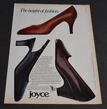 1980 Print Ad Fashion Style Ladies Long Legs Heels Joyce US Shoe Leather art picture
