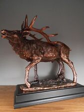 Handcrafted Elk Bronze Figurine Statue 16