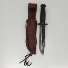 KA BAR Knife USN WW11 Vintage Knife Rare Stamped WW2 Knife KA-BAR Navy Military  picture