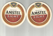 Lot Of 5  Amstel Light Beer coasters..By Amstel of Holland 
