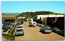 CAMBRIA, CA California ~ STREET SCENE c1970s San Luis Obispo County  Postcard picture