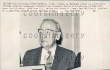 1961 California Newspaper Publisher Politician Joseph Knowland Press Photo picture