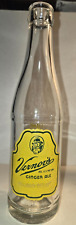 NM VERNOR'S Ginger Ale1957 DETROIT,MI 8oz ACL BOTTLE Clear Glass w/GNOME Scarce picture