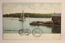 Postcard Boat Landing At The Weirs NH Y7 picture
