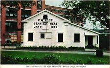 Vintage Postcard- Birthplace of Post products, Battle Creek, MI picture