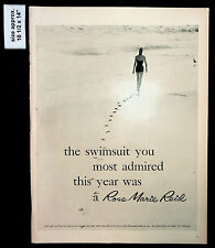 1956 Rose Marie Reid Swimsuits Women Fashion Beach Sand Vintage Print Ad 36712 picture