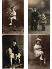 CHILDREN WITH TOYS, DOLLS, 24 Vintage Postcards Pre-1940 (L6923) picture