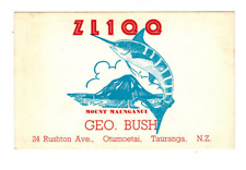 Ham Radio Vintage QSL Card    ZL1QQ   1970   NEW ZEALAND picture