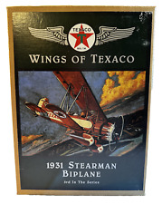 Ertl Diecast 1931 STEARMAN BIPLANE Wings of Texaco #3 IN SERIES 1995 picture