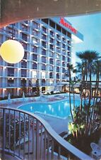 Miami Florida, Marriott Hotel, Swimming Pool, Vintage Postcard picture