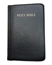 1982 Holy Bible KJV Red Letter Concordance Gold Leaf Bonded Leather 6X4 NELSON  picture