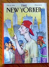 ROBERT R. CRUMB autograph signed auto NEW YORKER magazine February 21st, 1994 picture