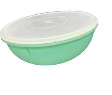 Vtg Tupperware 26 Cup Jadeite Green Bowl 274-5 Clear Lid Seal 224-9 Fix N Fix picture