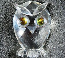 Estate Swarovski Silver Crystal Owl picture