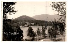 RPPC New York Lake Placid Club Mirror Lake Posted 1930 Vintage Postcard-Z2-317 picture