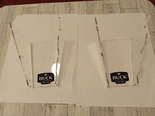 2 New Buck Knives 3 Tier clear acrylic knife stands picture